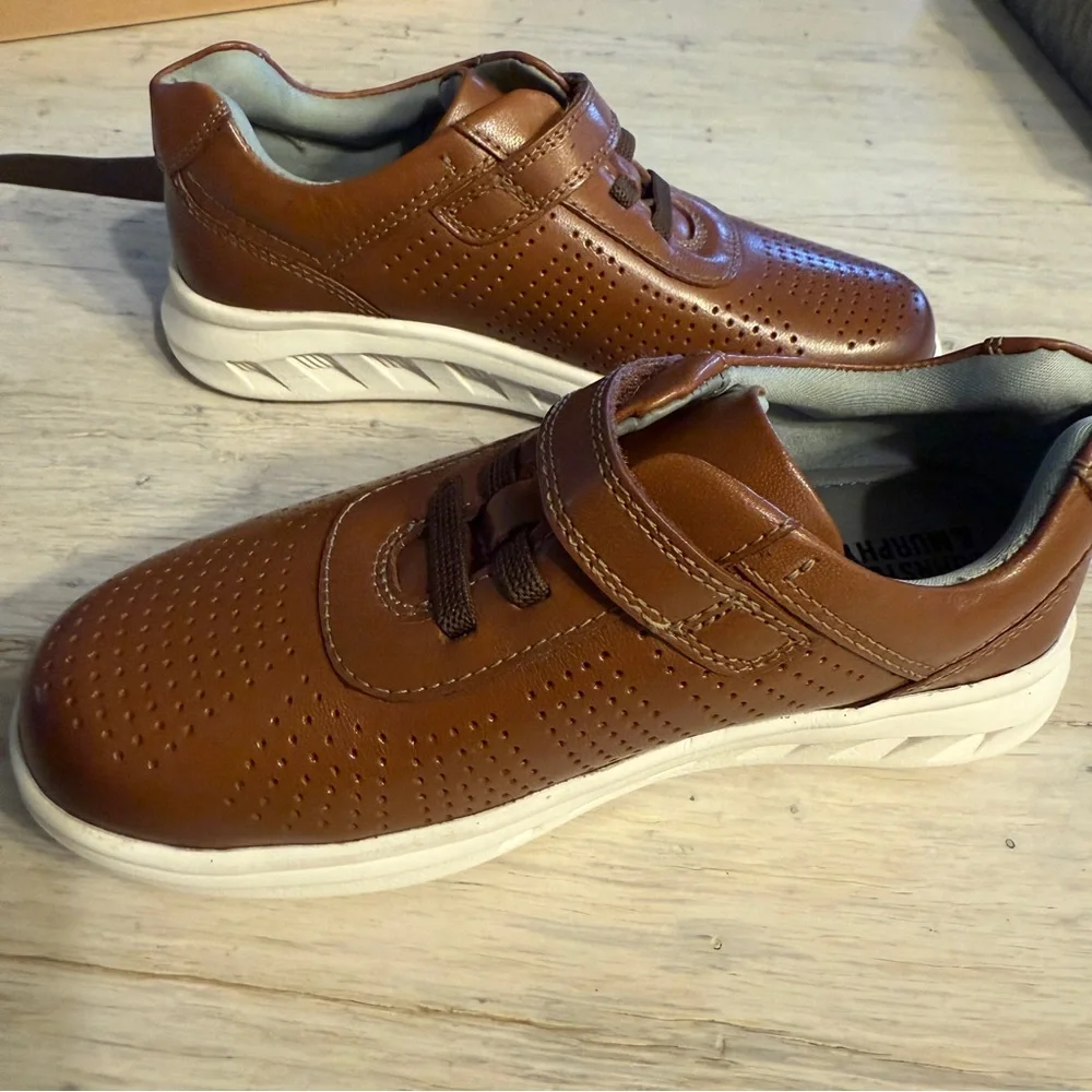 Johnston & Murphy Toddler Little Boys’ Leather Sneaker- sz 11 & 12 - NIB - Picture 6 of 10